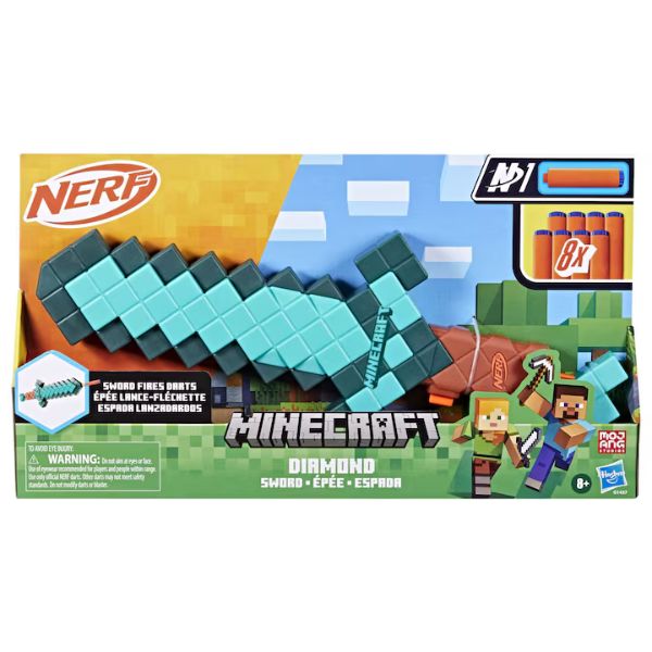 Nou NERF BLASTER MINECRAFT DIAMOND Nou NERF BLASTER MINECRAFT DIAMOND