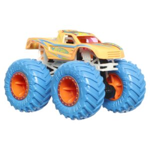 HOT WHEELS MONSTER TRUCK GLOW IN THE DARK MASINUTA PODIUM CRASHER SCARA 1:64 - imagine 5
