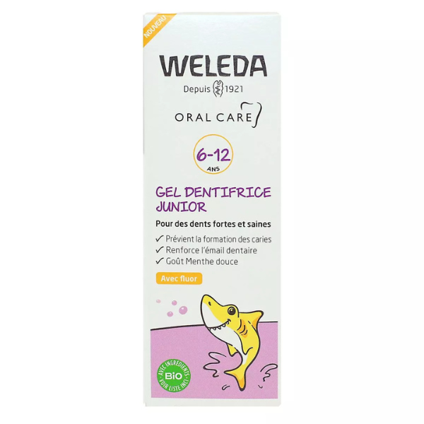 Weleda Gel dentar Junior 6-12 ani cu fluor 50ml