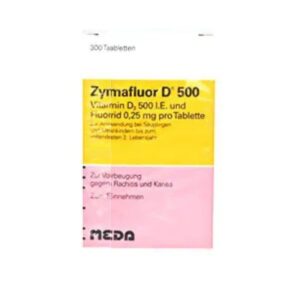 Zymafluor D 500, cu Vitamina D3 500 U.I. și Fluor 0.25mg 300 Tablete