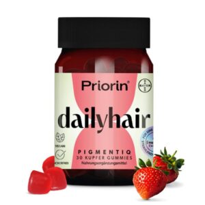 Priorin Dailyhair PIGMENTIQ Gummies – jeleuri-vitamine pentru susținerea culorii naturale și vitalitatea părului