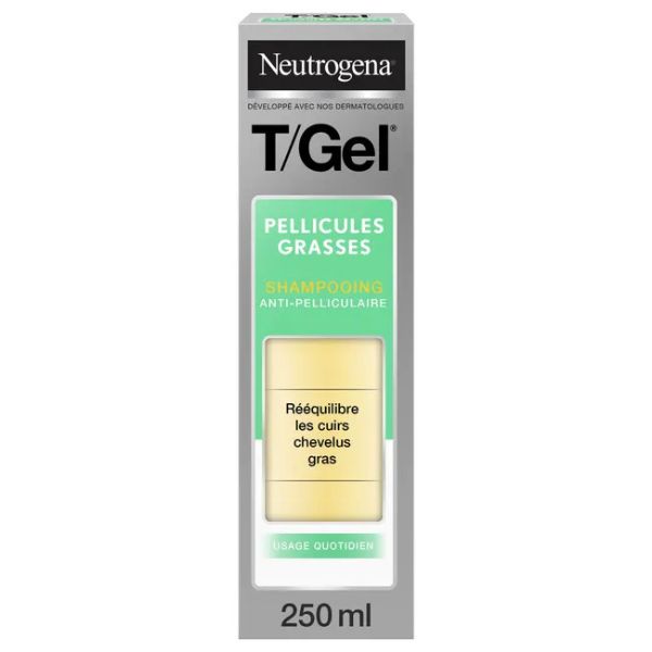 Neutrogena TGel șampon antipelicular pentru scalp gras, 250 ml