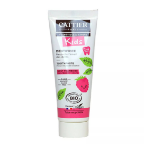 Cattier Pastă de dinți copii 2-6 ani zmeură bio, 50 ml